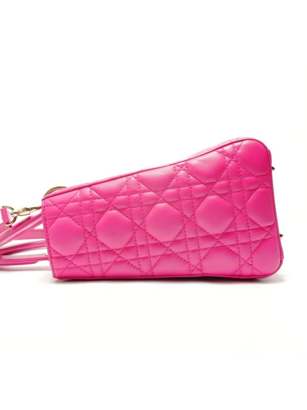 Dior Shoulder Bag Lady Gold - Picture 3 of 10